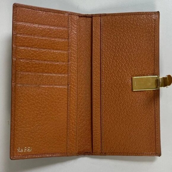 Vintage Gucci Buckle Long Wallet - Picture 4 of 10